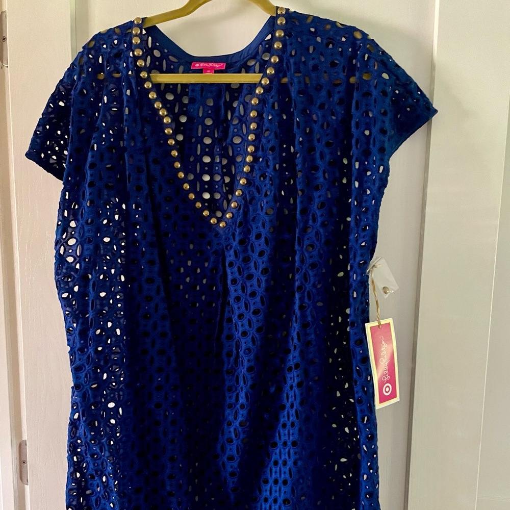 Lilly Pulitzer for Target Eyelet Swim Coverup 3X.